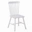 4 pièces de chaise de salle à manger en bois massif-114326504