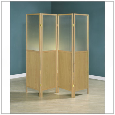 Florentin 4-Panel Room Divider Folding Shoji Screen For Flexible Space Partitioning And Privacy