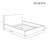 Allis Upholstered Wingback Bed-863512941-858840983