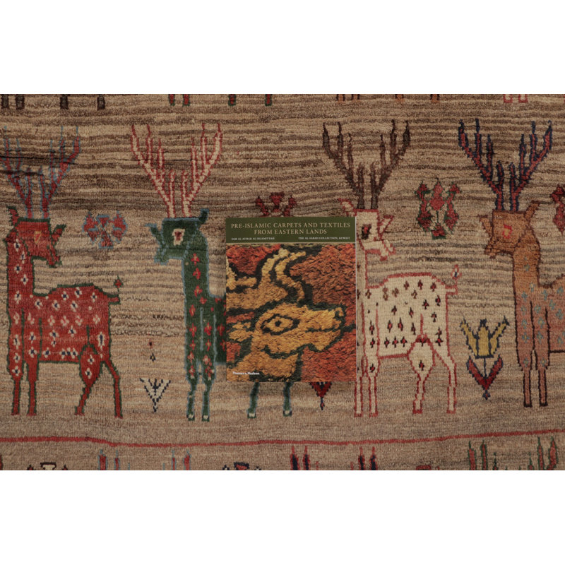 Vintage One-of-a-Kind 4'11" X 7'8" Hand Knotted Area Rug