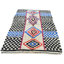 Tapis blanc cassé / blanc / rouge / bleu / noir One-of-a-Kind 4 pi 10 po x 6 pi 9 po