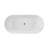 BT 58.87'' x 29.5'' Soaking Acrylic Bathtub