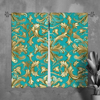 Paire de rideaux obscurcissant en polyester Sílvio