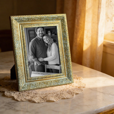 11" x 14" Antique Gold 3 PCS Mantel Picture Frame for Pet Photo Display