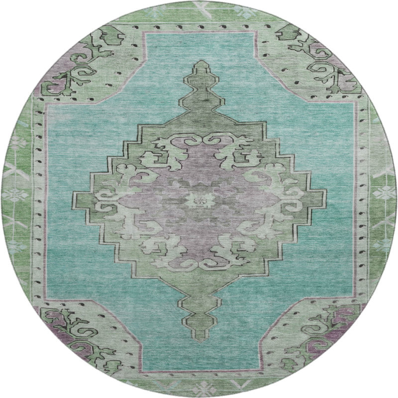 Premium Machine Washable Lubbers AMF1731 Global Rug, Runner 2'3" x 7'6"
