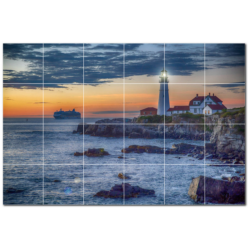 Panneau décoratif en céramique satinée 8 po x 8 po