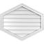 Vertical Peaked Surface Mount Signature Urethane Non-Functional Gable Vent 6/12 Pitch Primed Tan-101892845
