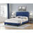 Valletta Navy Blue Velvet Full Bed-1686035253-1686035255
