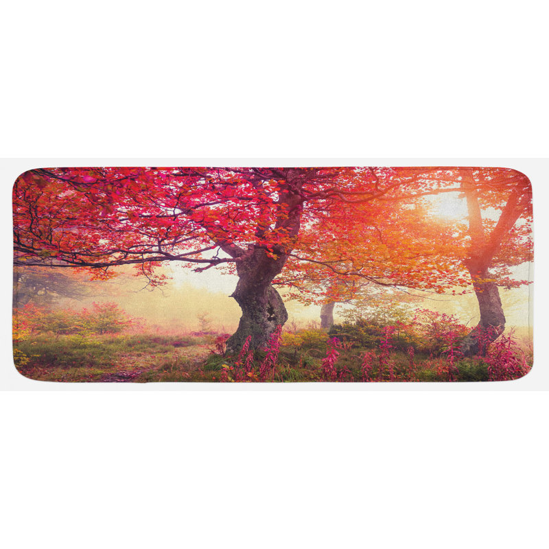 Tapis de cuisine forest