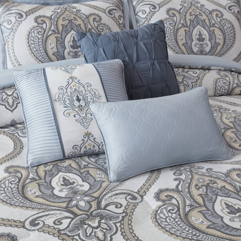 Damask Comforter Set