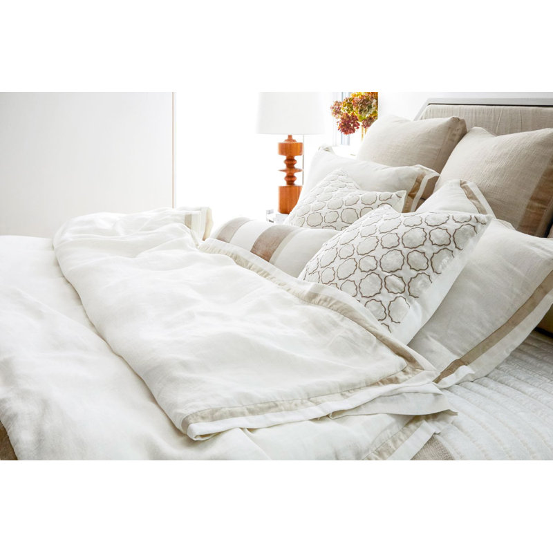 Tile Square Pillow Cover & Insert, Latte