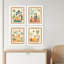 Urban Jungle Dogs S/4 Print Urban Paragon