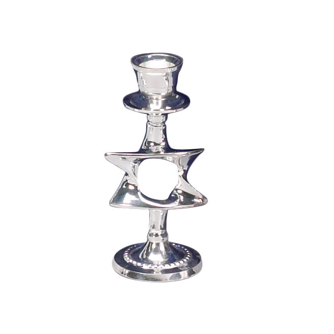 Chandelles plaqué argenté