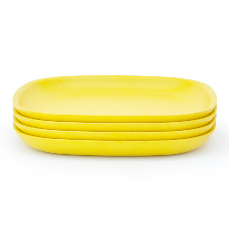 EKOBO Bamboo Dinner Plate, Lemon