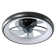 20'' 5 - Blade LED Chandelier Ceiling Fan with Light Included Way Day