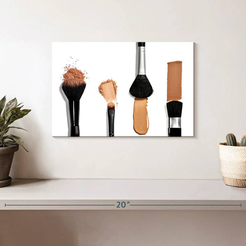 Shuttleworth Foundation Makeup Brushes, 8" H x 12" W