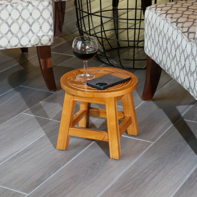 Relis Solid Wood Bench, Wooden Step Stool