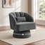 Upholstered Swivel Accent Chair-2033108839