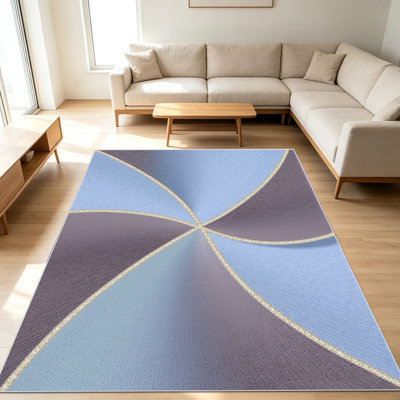 Tapis 1 pièce à motif géométrique pour le salon, doux et confortable, convient à toutes les saisons, facile à entretenir, tapis de sol intérieur lavable à la machine, convient à la chambre à coucher, à la salle à manger, au couloir, au patio, au balcon, à la maison, à la décoration extérieure.