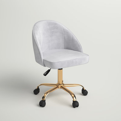 Hykkon Marcellus Velvet Office Chair
