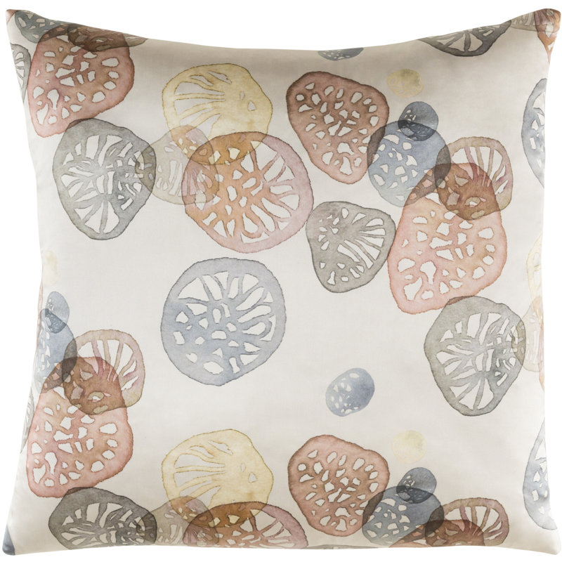 Natural Affinity Silk Pillow Cover, Blush