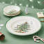 Assiettes à dîner arbre de Noël 10,5 po Spode