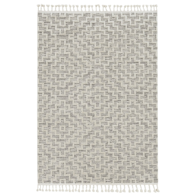 Tapis gris Lexington, Rectangle 8 pi 9 po x 13 pi