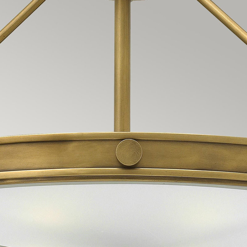 Batesville Glass Semi Flush Mount