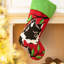 Chaussette de Noël chat noir