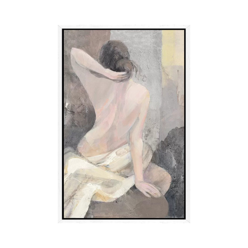 After The Bath I by Albena Hristova - Gallery-Wrapped Canvas Giclée on Canvas, 66.04 cm H x 45.72 cm W, White Floater Framed