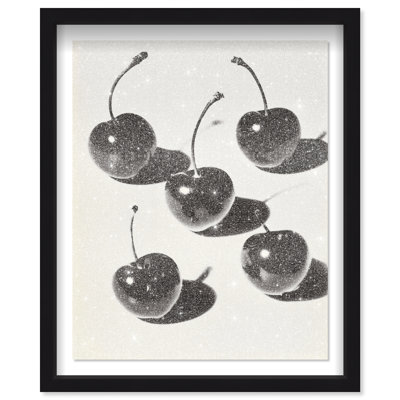 Obscure Berries II Shadowbox Food & Beverages Print by Oliver Gal, Black Frame, 16 x 20