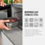 Set of 3 Steel Food Box Large 1200ml - Grey