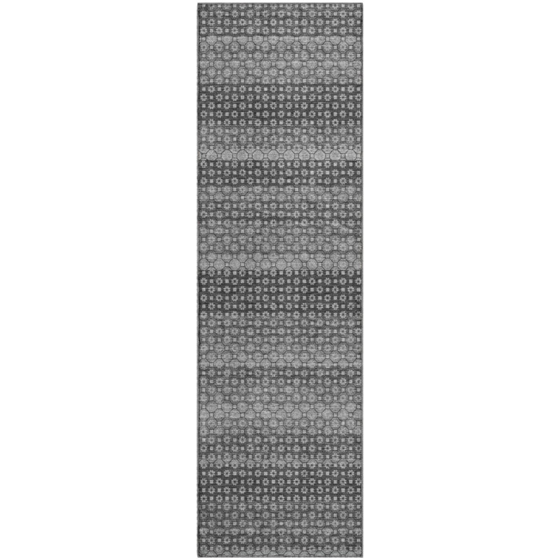 Premium Machine Washable Elize AMF1419 Stripes Rug, Runner 2'3" x 7'6"