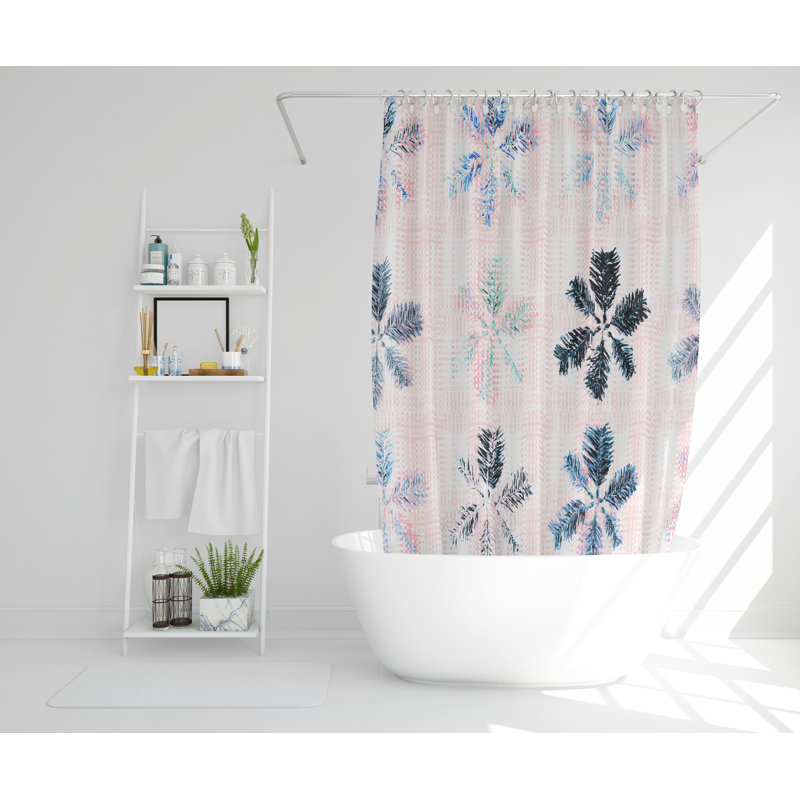 Westhoughton Polyester Shower Curtain Set, 177cm H x 177cm W