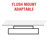 Trapezoid 4 Light Flush Mount-742659027-742659026