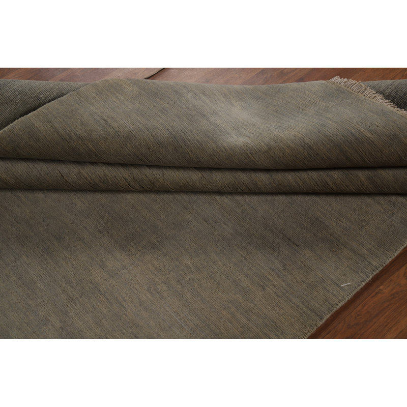 Tapis beige et gris moderne Gabbeh 5 x 7