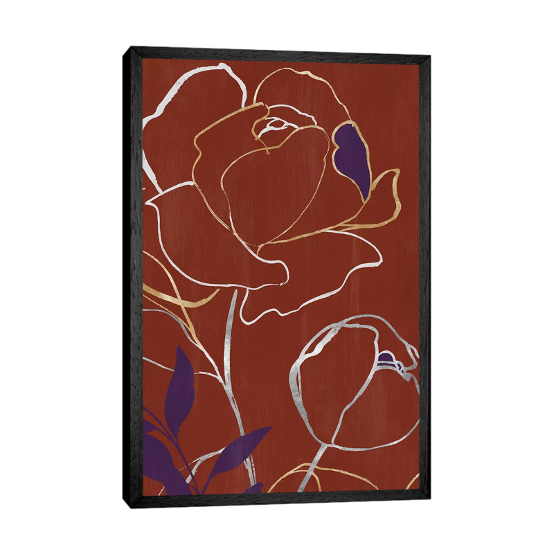 Lupin I by Isabelle Z - Print on Canvas, 66.04 cm H x 45.72 cm W, Black Framed