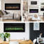 Symple Stuff 130cm W Black Electric Fireplace