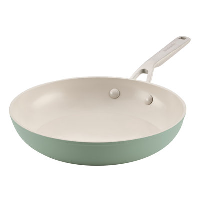 KitchenAid Hard-Anodized Ceramic Induction Skillet, 10-Inch, Cardamom
