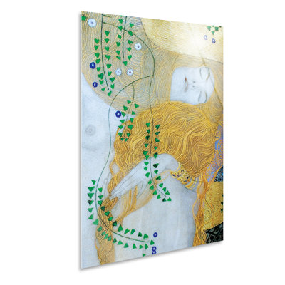 Detail of water snakes 1 by Gustav Klimt - 1 Piece Painting