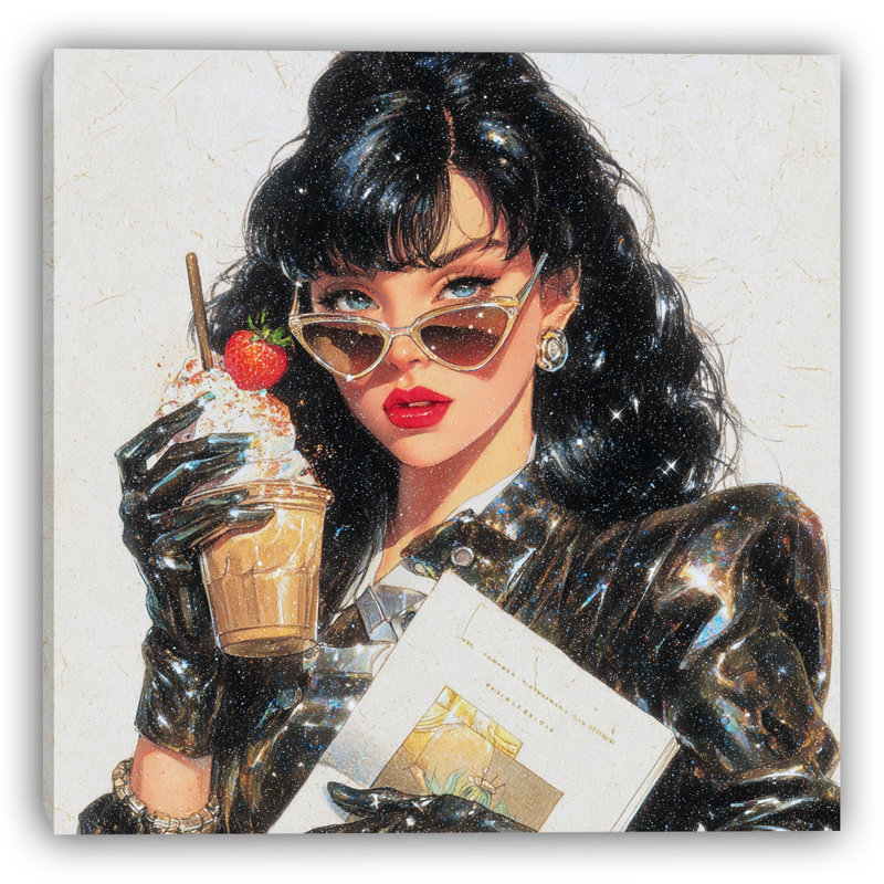 Midnight Sparkle – Wrapped Canvas Wall Art