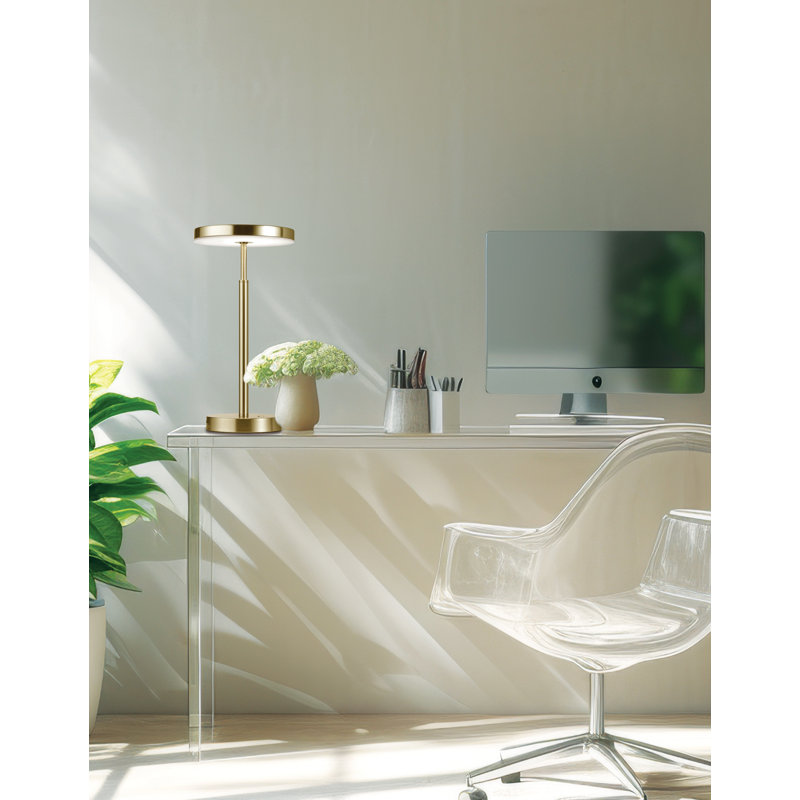 Lampe de table Hasime, Laiton vieilli