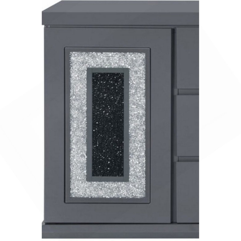 Ariya Dark Grey Buffet, Dark Gray