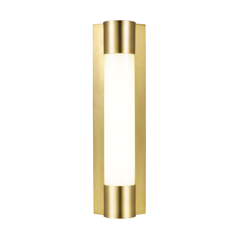 Mcclain LED Bath Bar, Burnished Brass