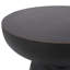 Charmante table d'appoint d'extérieur en béton léger pour des espaces élégants