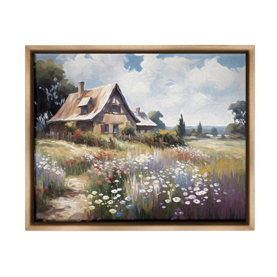 " Charming Cottage Garden Floater Frame " by Ramona Murdock
