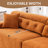 Compression Sofa, 4-Seater Combined Sofa With 2 Pillows-1297349559