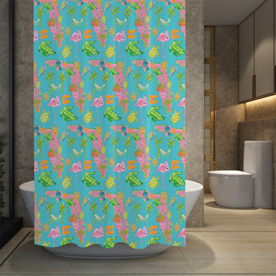Rideau de douche simple Colson