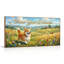 Tableau encadré Corgi Field Canvas (1 pièce), 122 x 61 cm-2054437460
