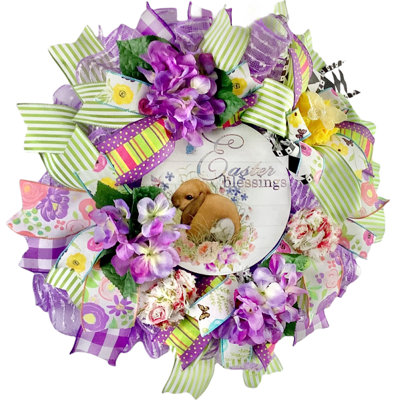 Couronne lumineuse en maille 18 po